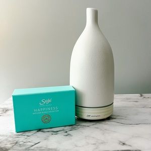 Saje Wellness Aroma Om Cool Mist Diffuser (White)